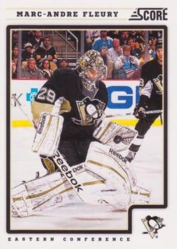 #374 Marc-Andre Fleury - Pittsburgh Penguins - 2012-13 Score Hockey