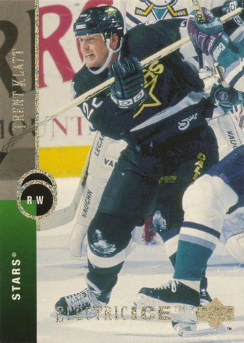#374 Trent Klatt - Dallas Stars - 1994-95 Upper Deck Hockey - Electric Ice
