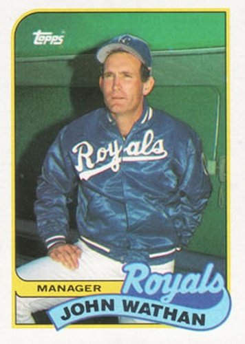 #374 John Wathan - Kansas City Royals - 1989 Topps Baseball