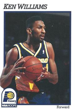 #374 Ken Williams - Indiana Pacers - 1991-92 Hoops Basketball