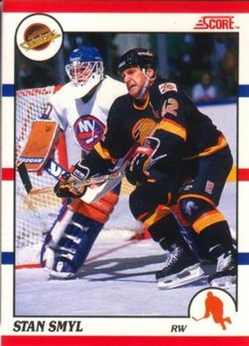#374 Stan Smyl - Vancouver Canucks - 1990-91 Score Canadian Hockey