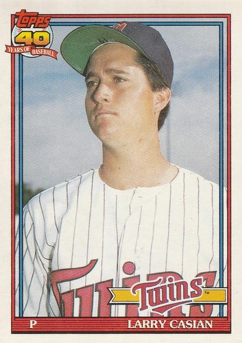 #374 Larry Casian - Minnesota Twins - 1991 O-Pee-Chee Baseball