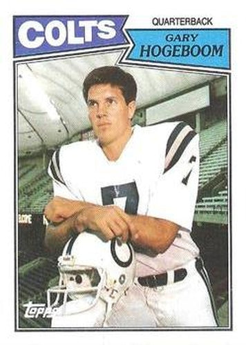 #374 Gary Hogeboom - Indianapolis Colts - 1987 Topps Football