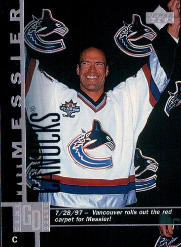 #374 Mark Messier - Vancouver Canucks - 1997-98 Upper Deck Hockey