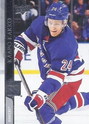 #374 Kaapo Kakko - New York Rangers - 2020-21 Upper Deck Hockey