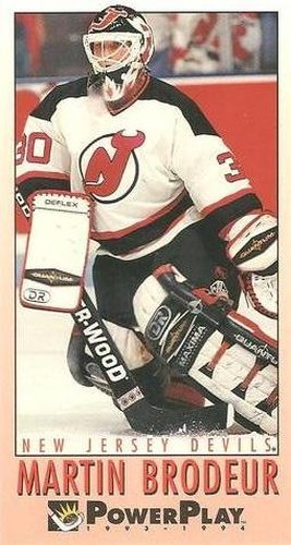#374 Martin Brodeur - New Jersey Devils - 1993-94 Fleer PowerPlay Hockey