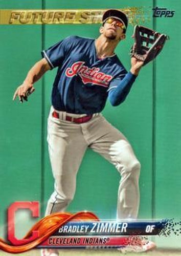 #374 Bradley Zimmer - Cleveland Indians - 2018 Topps Baseball