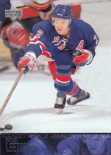 #374 Brian Leetch - New York Rangers - 2003-04 Upper Deck Hockey