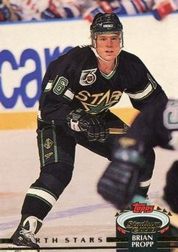 #374 Brian Propp - Minnesota North Stars - 1992-93 Stadium Club Hockey