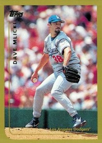 #374 Dave Mlicki - Los Angeles Dodgers - 1999 Topps Baseball