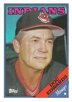 #374 Doc Edwards - Cleveland Indians - 1988 Topps Baseball