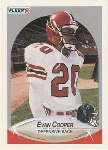 #374 Evan Cooper - Atlanta Falcons - 1990 Fleer Football