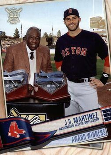 #374 J.D. Martinez - Boston Red Sox - 2019 Topps Big League Baseball