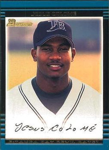 #374 Jesus Colome - Tampa Bay Devil Rays - 2002 Bowman Baseball