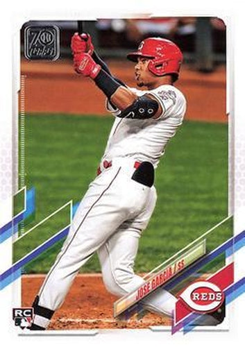 #374 Jose Garcia - Cincinnati Reds - 2021 Topps Baseball