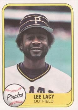 #374 Lee Lacy - Pittsburgh Pirates - 1981 Fleer Baseball
