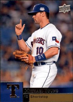 #374 Michael Young - Texas Rangers - 2009 Upper Deck Baseball