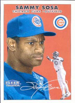 #374 Sammy Sosa - Chicago Cubs - 2000 Fleer Tradition Baseball