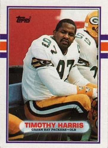 #374 Timothy Harris - Green Bay Packers - 1989 Topps Football