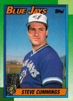 #374 Steve Cummings - Toronto Blue Jays - 1990 Topps Baseball