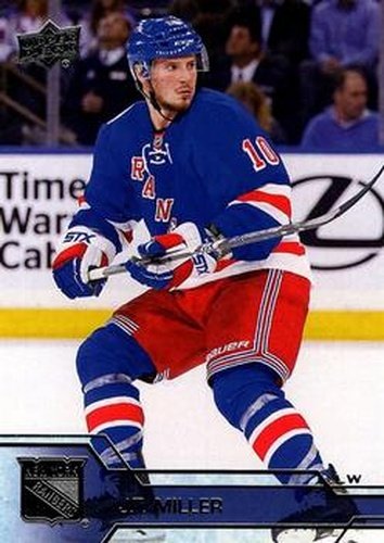 #374 J.T. Miller - New York Rangers - 2016-17 Upper Deck Hockey