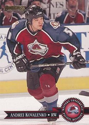 #374 Andrei Kovalenko - Colorado Avalanche - 1995-96 Donruss Hockey