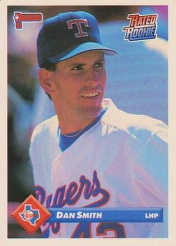 #374 Dan Smith - Texas Rangers - 1993 Donruss Baseball