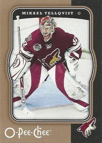 #374 Mikael Tellqvist - Phoenix Coyotes - 2007-08 O-Pee-Chee Hockey