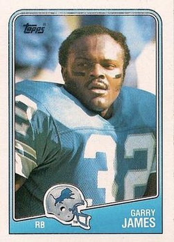 #374 Garry James - Detroit Lions - 1988 Topps Football