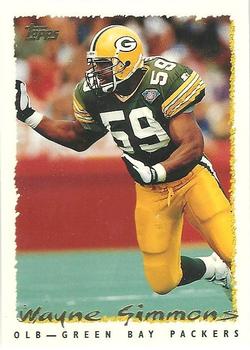 #374 Wayne Simmons - Green Bay Packers - 1995 Topps Football