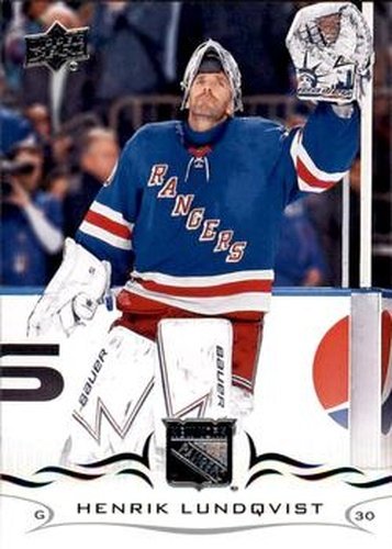 #374 Henrik Lundqvist - New York Rangers - 2018-19 Upper Deck Hockey