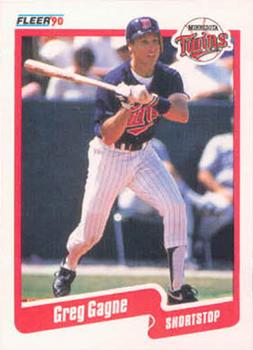 #374 Greg Gagne - Minnesota Twins - 1990 Fleer USA Baseball