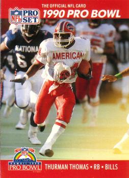 #374 Thurman Thomas - Buffalo Bills - 1990 Pro Set Football