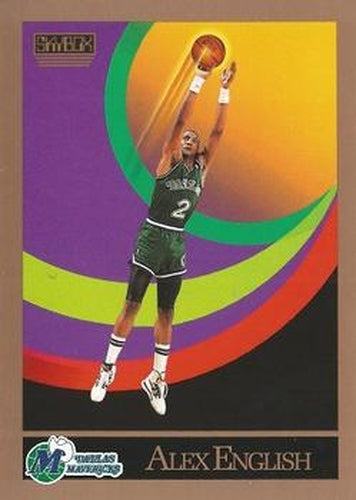 #375 Alex English - Dallas Mavericks - 1990-91 SkyBox Basketball