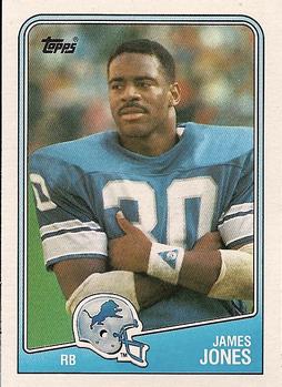 #375 James Jones - Detroit Lions - 1988 Topps Football