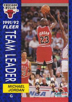 #375 Michael Jordan - Chicago Bulls - 1991-92 Fleer Basketball