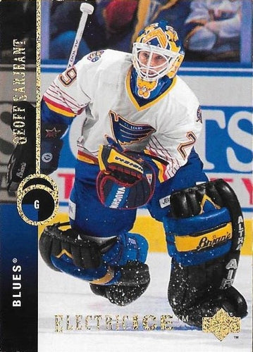 #375 Geoff Sarjeant - St. Louis Blues - 1994-95 Upper Deck Hockey - Electric Ice