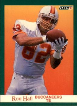 #375 Ron Hall - Tampa Bay Buccaneers - 1991 Fleer Football