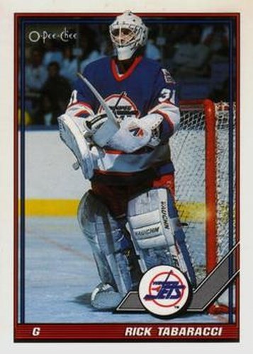 #375 Rick Tabaracci - Winnipeg Jets - 1991-92 O-Pee-Chee Hockey