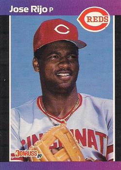 #375 Jose Rijo - Cincinnati Reds - 1989 Donruss Baseball