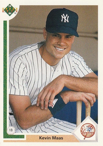 #375 Kevin Maas - New York Yankees - 1991 Upper Deck Baseball