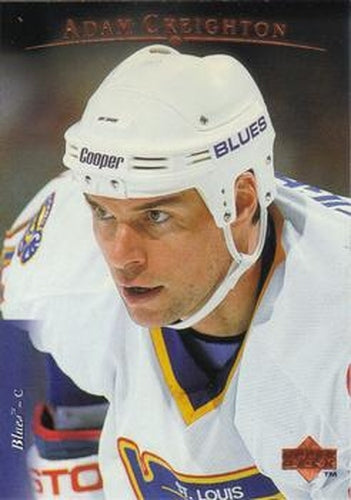 #375 Adam Creighton - St. Louis Blues - 1995-96 Upper Deck Hockey