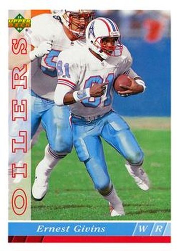 #375 Ernest Givins - Houston Oilers - 1993 Upper Deck Football