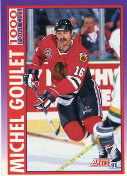 #375 Michel Goulet - Chicago Blackhawks - 1991-92 Score American Hockey