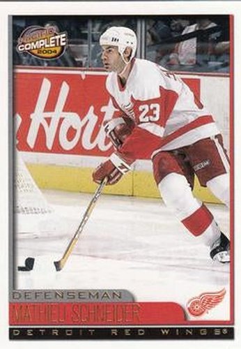 #375 Mathieu Schneider - Detroit Red Wings - 2003-04 Pacific Complete Hockey