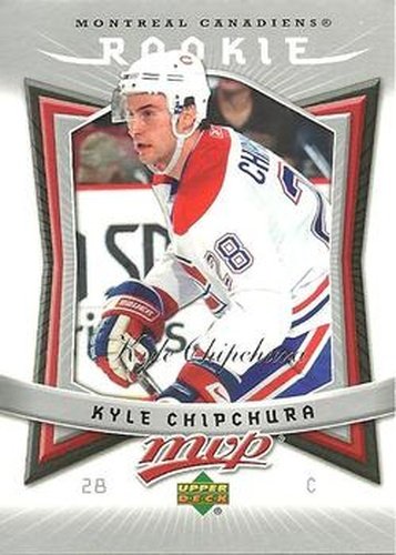 #375 Kyle Chipchura - Montreal Canadiens - 2007-08 Upper Deck MVP Hockey