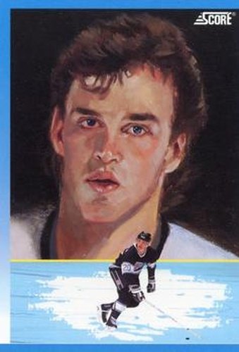 #375 Luc Robitaille - Los Angeles Kings - 1991-92 Score Canadian Bilingual Hockey