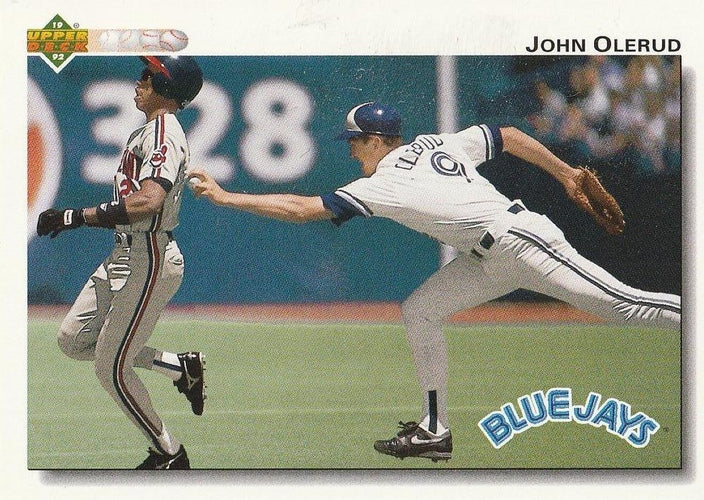 #375 John Olerud - Toronto Blue Jays - 1992 Upper Deck Baseball