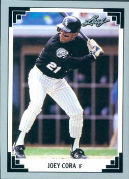 #375 Joey Cora - Chicago White Sox - 1991 Leaf Baseball