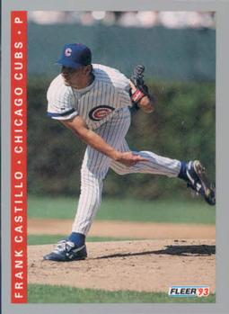 #375 Frank Castillo - Chicago Cubs - 1993 Fleer Baseball